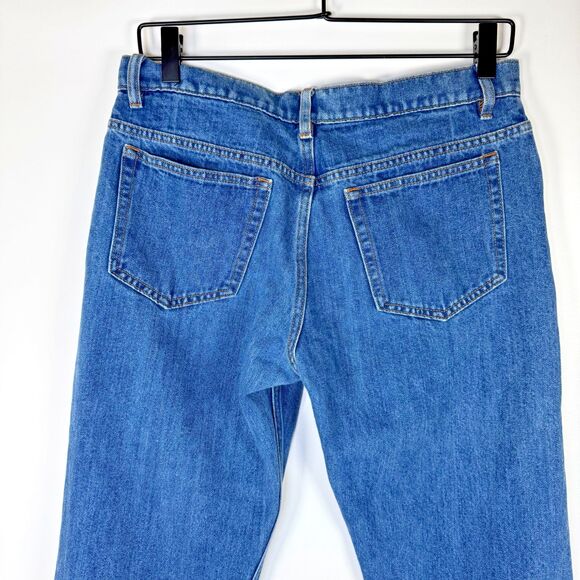 APC Petit Standard Mens Jeans 29 Slim Straight Button Fly Blue Denim - Picture 4 of 13